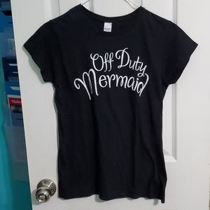 Black mermaid top